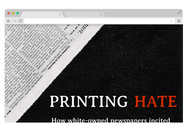 Printing hate