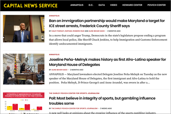 Capital News Service